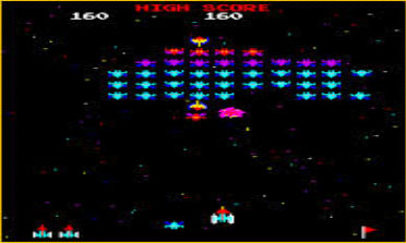 Video Game Animations Galaxian